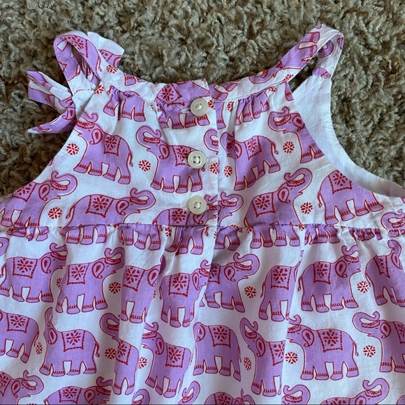 Baby Gap Bodysuit Dress Elephant Dress with Diaper Snaps - Picture 8 of 11